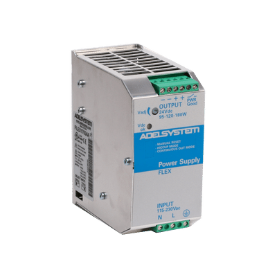 Fonte de Alimentação FLEX17024B bifásica (24 Vdc, 7.5A, até 180W) Fonte de Alimentação FLEX17024B bifásica (24 Vdc, 7.5A, até 180W)