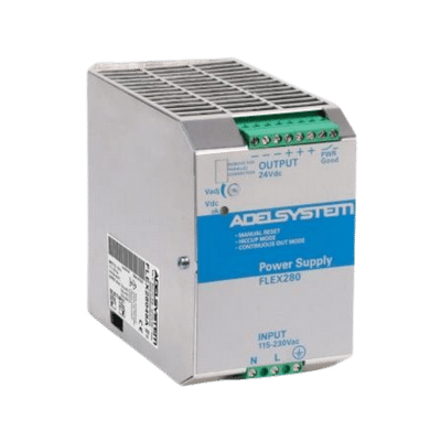 Fonte de Alimentação FLEX28048A (48 Vdc, 7.5A, até 345W) Fonte de Alimentação FLEX28048A (48 Vdc, 7.5A, até 345W)