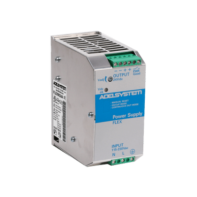 Fonte de Alimentação FLEX9024B bifásica (24 Vdc, 5A, até 120W) Fonte de Alimentação FLEX9024B bifásica (24 Vdc, 5A, até 120W)