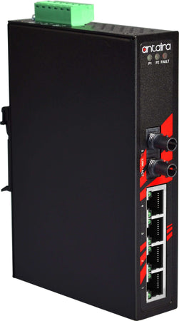 Switch LNX-0501-ST-S3 (4*10/100Tx + 1*100Fx (ST) S-Mode 30Km) - AGL Switch LNX-0501-ST-S3 (4*10/100Tx + 1*100Fx (ST) S-Mode 30Km) - AGL