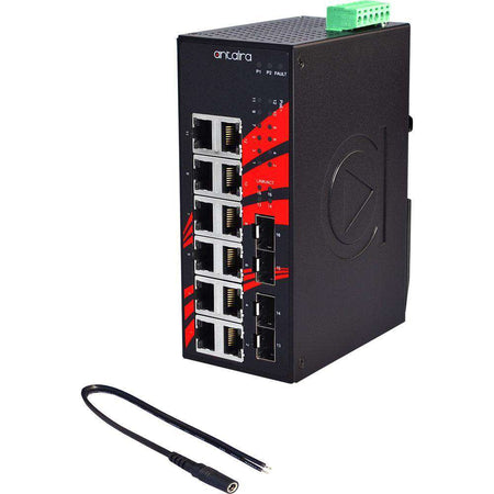 Switch LNX-1604G-SFP-T (12* 10/100/1000Tx + 4* 100/1000 SFP) - AGL Switch LNX-1604G-SFP-T (12* 10/100/1000Tx + 4* 100/1000 SFP) - AGL