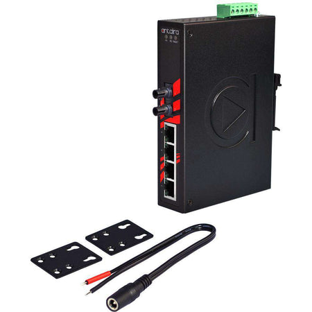 Switch LNX-0501-ST-M-T (4*10/100Tx + 1*100Fx (ST) Multi-Mode 2Km) - AGL Switch LNX-0501-ST-M-T (4*10/100Tx + 1*100Fx (ST) Multi-Mode 2Km) - AGL