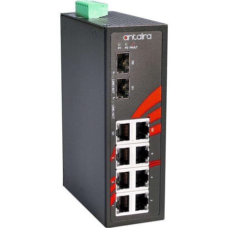 Switch LNX-0802C-SFP-T (6*10/100Tx + 2* combo Gigabit) - AGL Switch LNX-0802C-SFP-T (6*10/100Tx + 2* combo Gigabit) - AGL