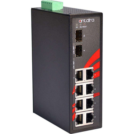 Switch LNX-1002G-SFP-T (8* 10/100/1000Tx + 2* 100/1000 SFP) - AGL Switch LNX-1002G-SFP-T (8* 10/100/1000Tx + 2* 100/1000 SFP) - AGL