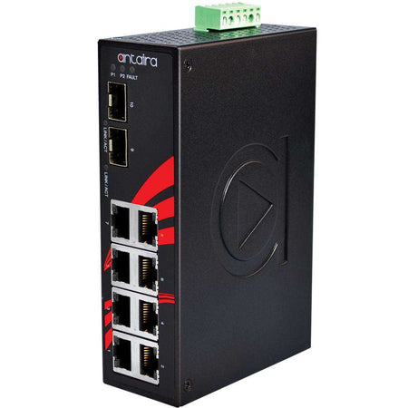 Switch LNX-1002G-SFP-T (8* 10/100/1000Tx + 2* 100/1000 SFP) - AGL Switch LNX-1002G-SFP-T (8* 10/100/1000Tx + 2* 100/1000 SFP) - AGL