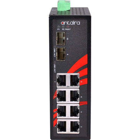 Switch LNX-1002G-SFP-T (8* 10/100/1000Tx + 2* 100/1000 SFP) - AGL Switch LNX-1002G-SFP-T (8* 10/100/1000Tx + 2* 100/1000 SFP) - AGL
