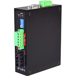 Conversor RS-232/422/485 para fibra STF-401C-CM02-T, MM 2KM, SC Conversor RS-232/422/485 para fibra STF-401C-CM02-T, MM 2KM, SC