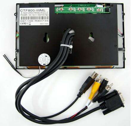 Monitor 8" CTF800-WML VGA - AGL Monitor 8" CTF800-WML VGA - AGL