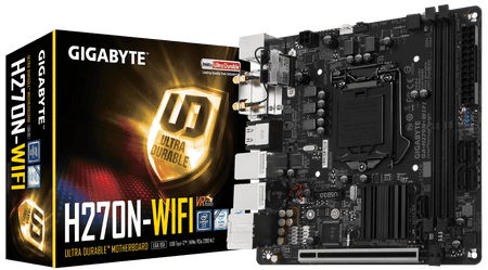 Gigabyte GA-H270N-WIFI (7ª Ger. Core i3, i5, i7) - AGL Gigabyte GA-H270N-WIFI (7ª Ger. Core i3, i5, i7) - AGL
