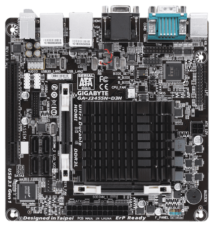 Gigabyte GA-J3455N-D3H (Apollo Lake, 4x SATA) - AGL Gigabyte GA-J3455N-D3H (Apollo Lake, 4x SATA) - AGL