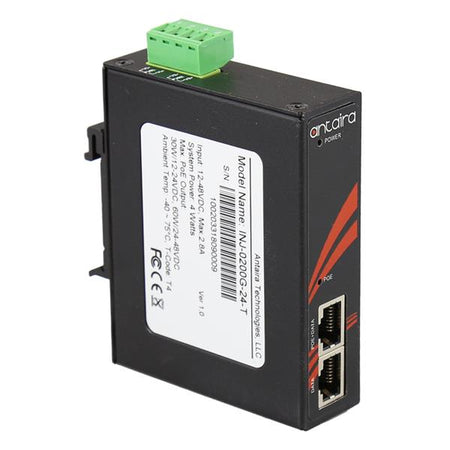 Injetor PoE Gigabit INJ-0200G-60-24-T (Tipo 3) - AGL Injetor PoE Gigabit INJ-0200G-60-24-T (Tipo 3) - AGL