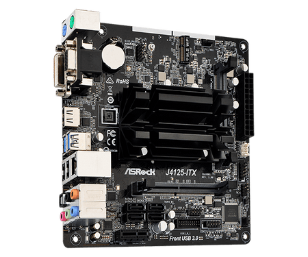ASRock J4125-ITX (Intel Celeron J4125 até 2.7Ghz, PCIe, Audio 7.1) ASRock J4125-ITX (Intel Celeron J4125 até 2.7Ghz, PCIe, Audio 7.1)