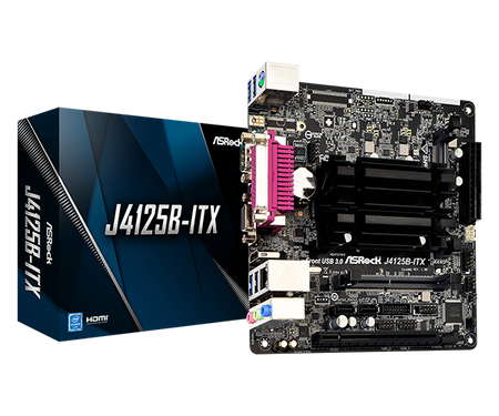 ASRock J4125B-ITX (Intel Celeron J4125 até 2.7Ghz, 1x PCIe x16) ASRock J4125B-ITX (Intel Celeron J4125 até 2.7Ghz, 1x PCIe x16)