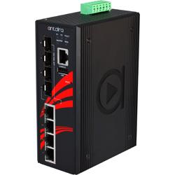 Switch PoE LMP-0804G-SFP-T (4*10/100/1000Tx + 4*100/1000 SFP) - AGL Switch PoE LMP-0804G-SFP-T (4*10/100/1000Tx + 4*100/1000 SFP) - AGL