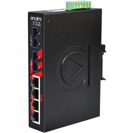 Switch PoE+ LNP-0602-M (4*10/100Tx + 2*100Fx MM 2Km) - AGL Switch PoE+ LNP-0602-M (4*10/100Tx + 2*100Fx MM 2Km) - AGL