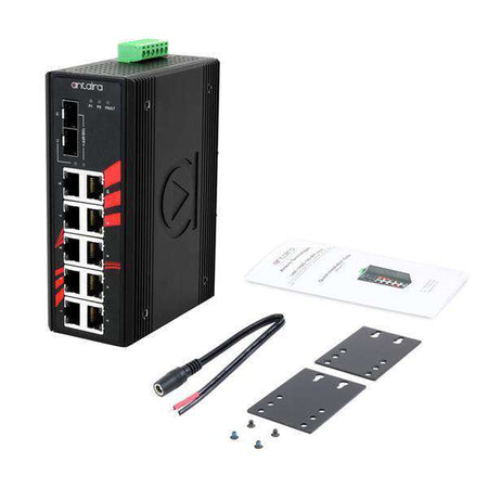 Switch LNX-1202G-10G-SFP (10* 10/100/1000Tx + 2* 10G SFP) - AGL Switch LNX-1202G-10G-SFP (10* 10/100/1000Tx + 2* 10G SFP) - AGL