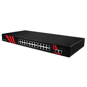 Switch LNX-2602G-SFP-T (24* 10/100/1000Tx + 2* Gigabit Combo) - AGL