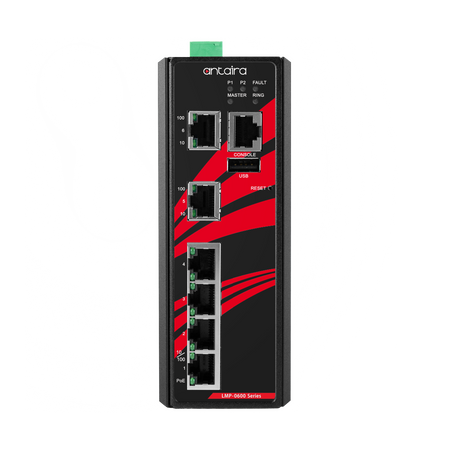 Switch PoE+ LMP-0600-24-V2 (4*10/100Tx 30W Porta + 2*10/100Tx) Switch PoE+ LMP-0600-24-V2 (4*10/100Tx 30W Porta + 2*10/100Tx)