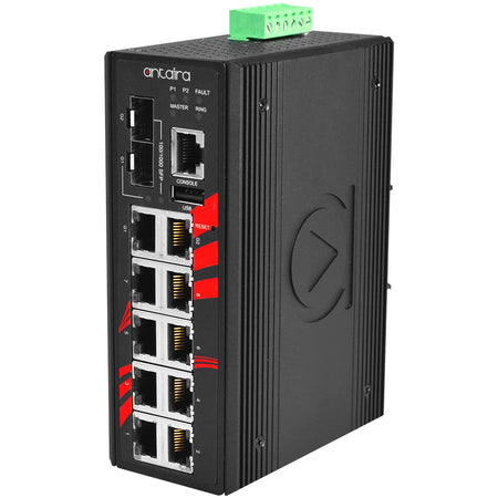 Switch LMX-1202M-SFP (8*10/100Tx + 2*10/100/1000Tx + 2*100/1000 SFP) Switch LMX-1202M-SFP (8*10/100Tx + 2*10/100/1000Tx + 2*100/1000 SFP)