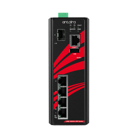 Switch LMX-0501G-SFP-V2 (4*10/100/1000Tx + 1*100/1000 SFP) Switch LMX-0501G-SFP-V2 (4*10/100/1000Tx + 1*100/1000 SFP)