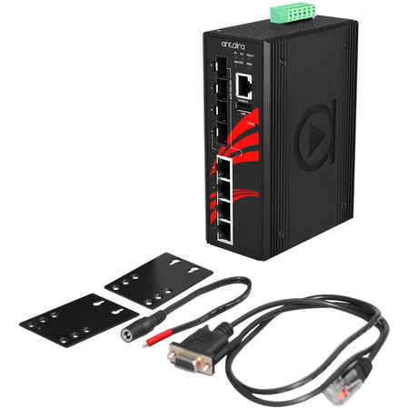 Switch LMX-0804G-SFP (4*10/100/1000Tx + 4*100/1000Fx SFP) Switch LMX-0804G-SFP (4*10/100/1000Tx + 4*100/1000Fx SFP)