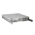 Aetina AIP-RQ87 — sistema Edge AI rack 2U, vista traseira