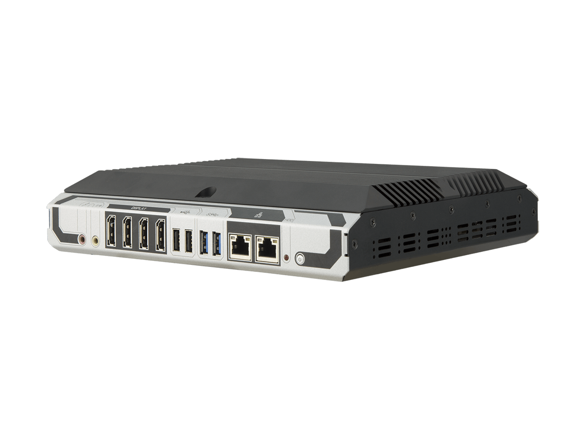 Arbor ELIT-1270-1807F (AMD Ryzen V1807B, 4 DP, 2 GbE LAN, 4 USB, 2 COM)