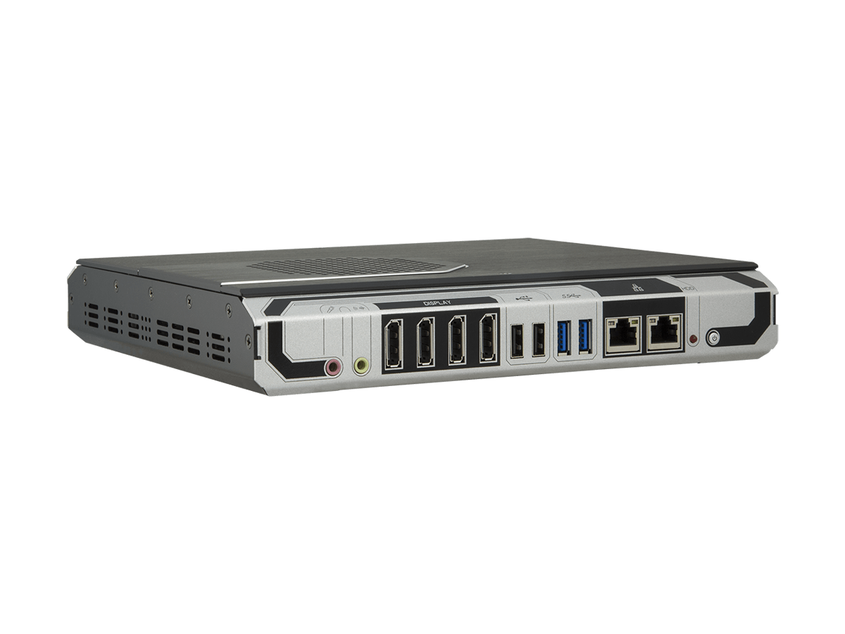 Arbor ELIT-1270-1605 (AMD Ryzen V1605B, 4 DP, 2 GbE LAN, 4 USB, 2 COM)