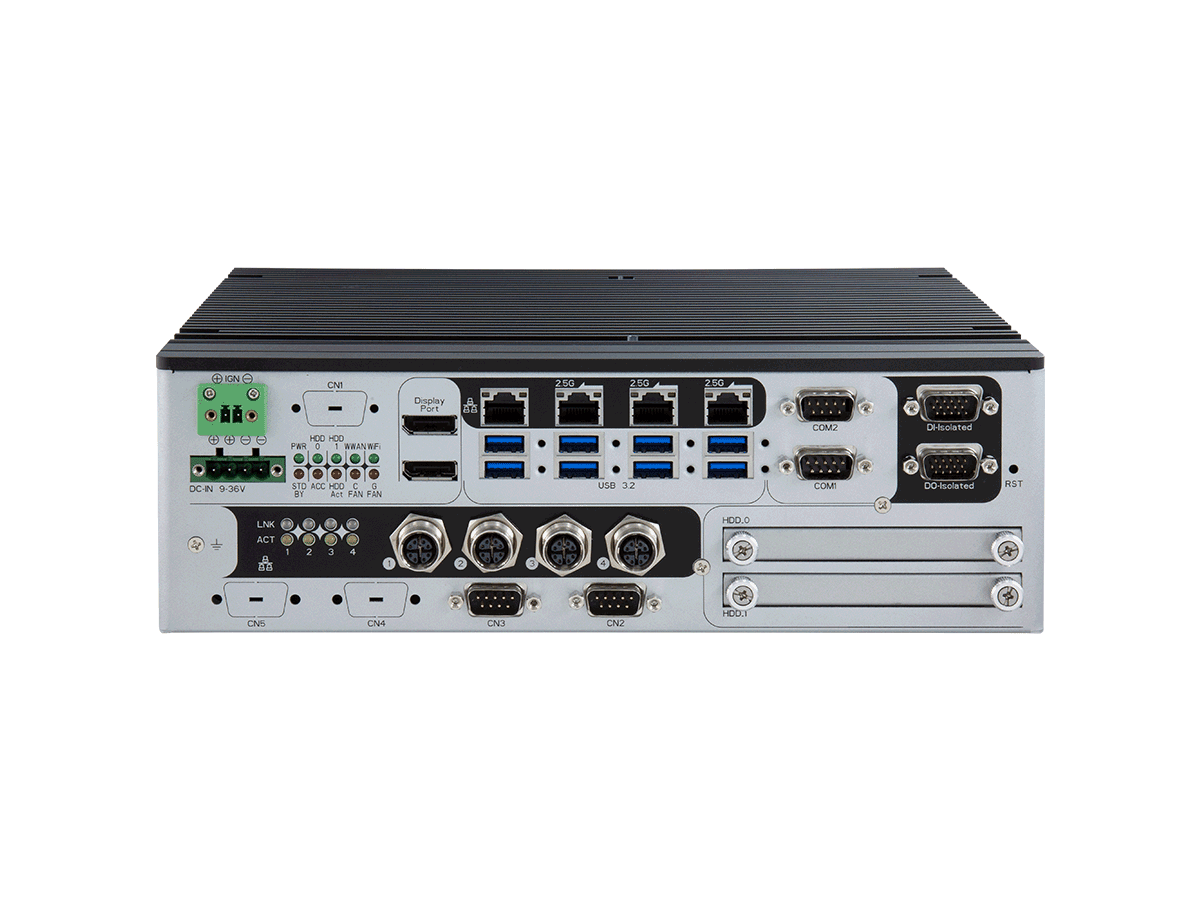 Arbor FPC-5211-2M4 (Intel® 12/13 Gen, 64GB DDR5, 2 PoE 10GbE, M12)