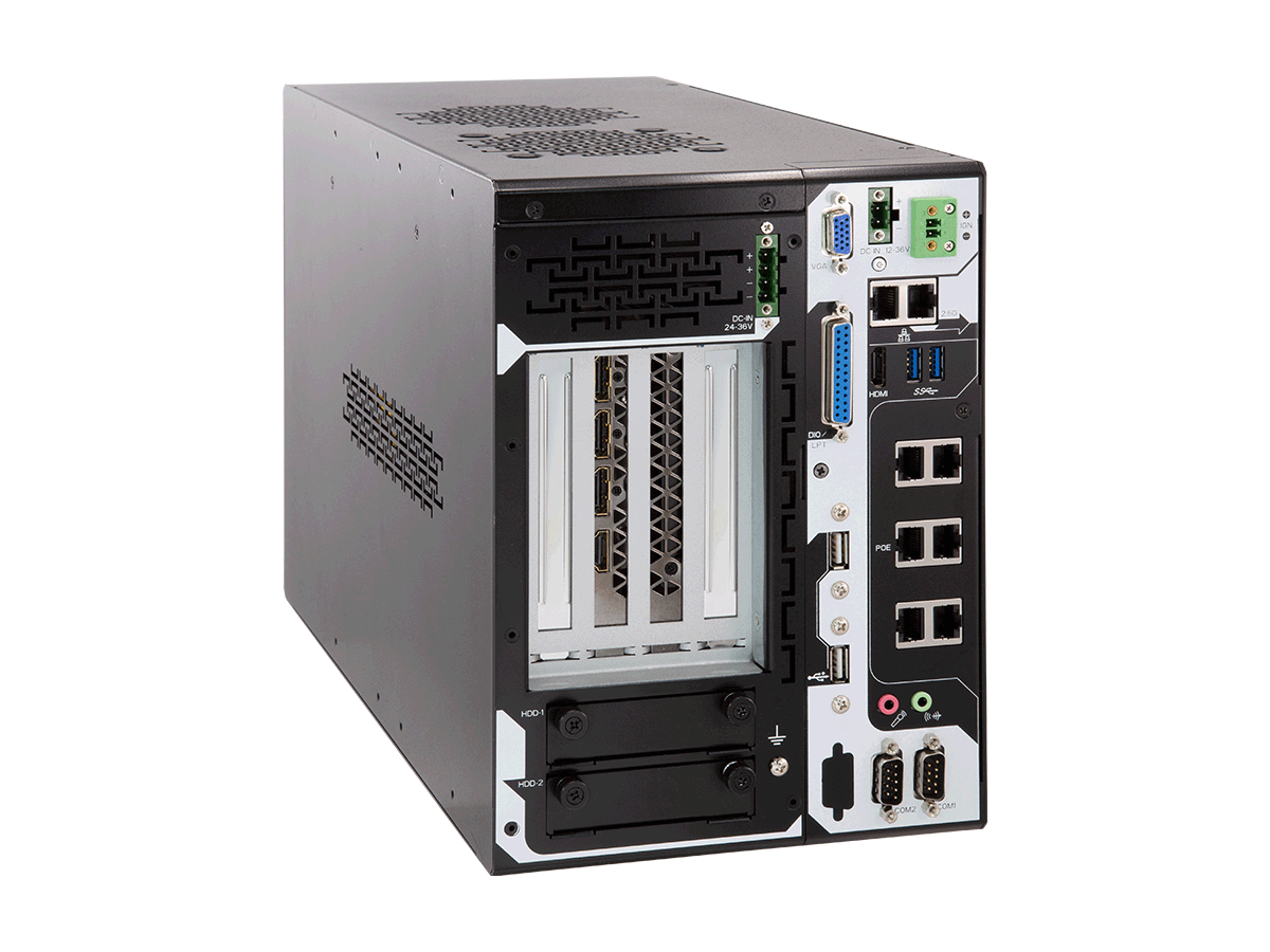 Arbor FPC-9108-P6-G3 (Intel 10ª Xeon Core, 6 GbE PoE, RTX 3090)