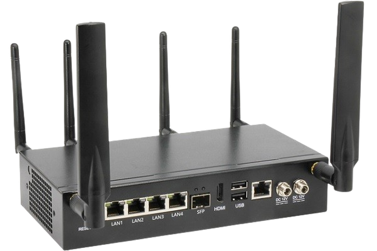 AAEON FWS-2280 (Intel® Celeron® J6412, 4* GbE, 1* SFP)