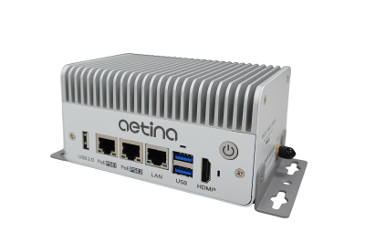 Aetina AIE Mini Series Edge AI - vista em perspetiva