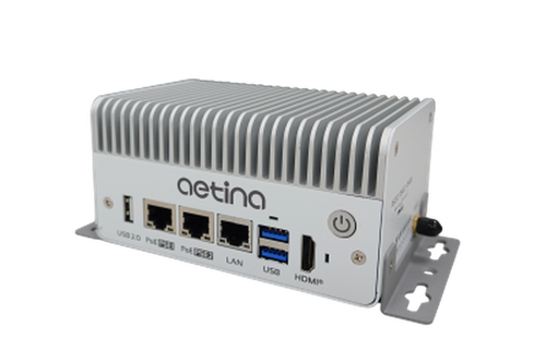 Aetina AIE Mini Series Edge AI - vista em perspetiva