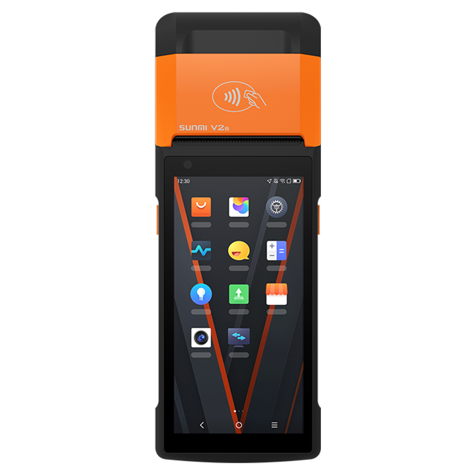 Sunmi V2s, USB-C, BT, Wi-Fi, 4G, NFC, GPS, GMS, Android