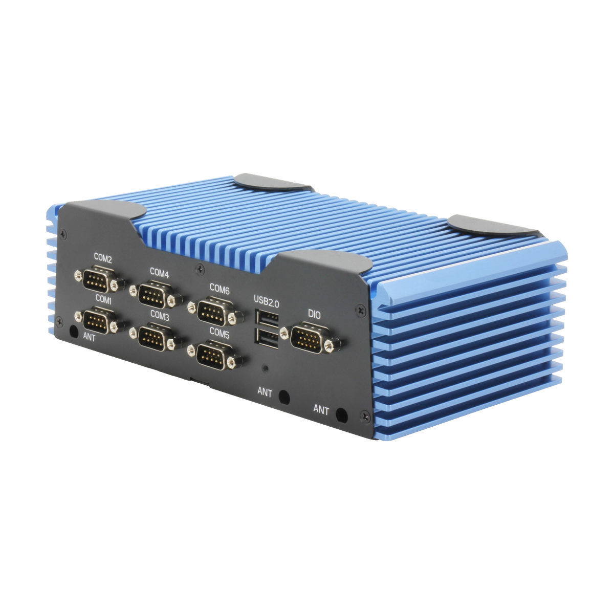 AAEON BOXER-6617-ADN — vista traseira das portas de ligação