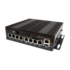 Computador industrial EverFocus eNVP-JNX-IV-V0008, vista do chassis e das portas