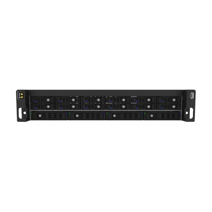 2U Rack Chassis JJ-R22316 (4x 3.5"+12x 2.5") - AGL
