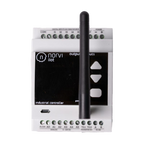 Controlador industrial NORVI GSM-AE — vista frontal com antena