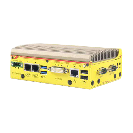 Neousys POC-351VTC (Intel® Apollo Lake Atom™, 2* IEEE 802.3at PoE+) — vista do equipamento
