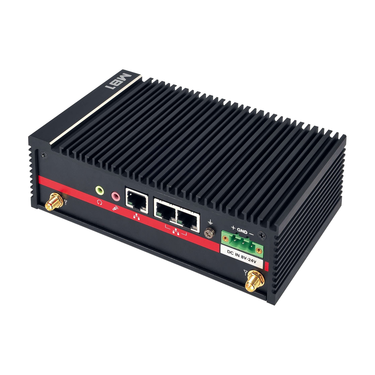 Mitac MB1-10AP-N4200-POE (1* GLAN, 2* PoE, 2* RS232) — vista do equipamento