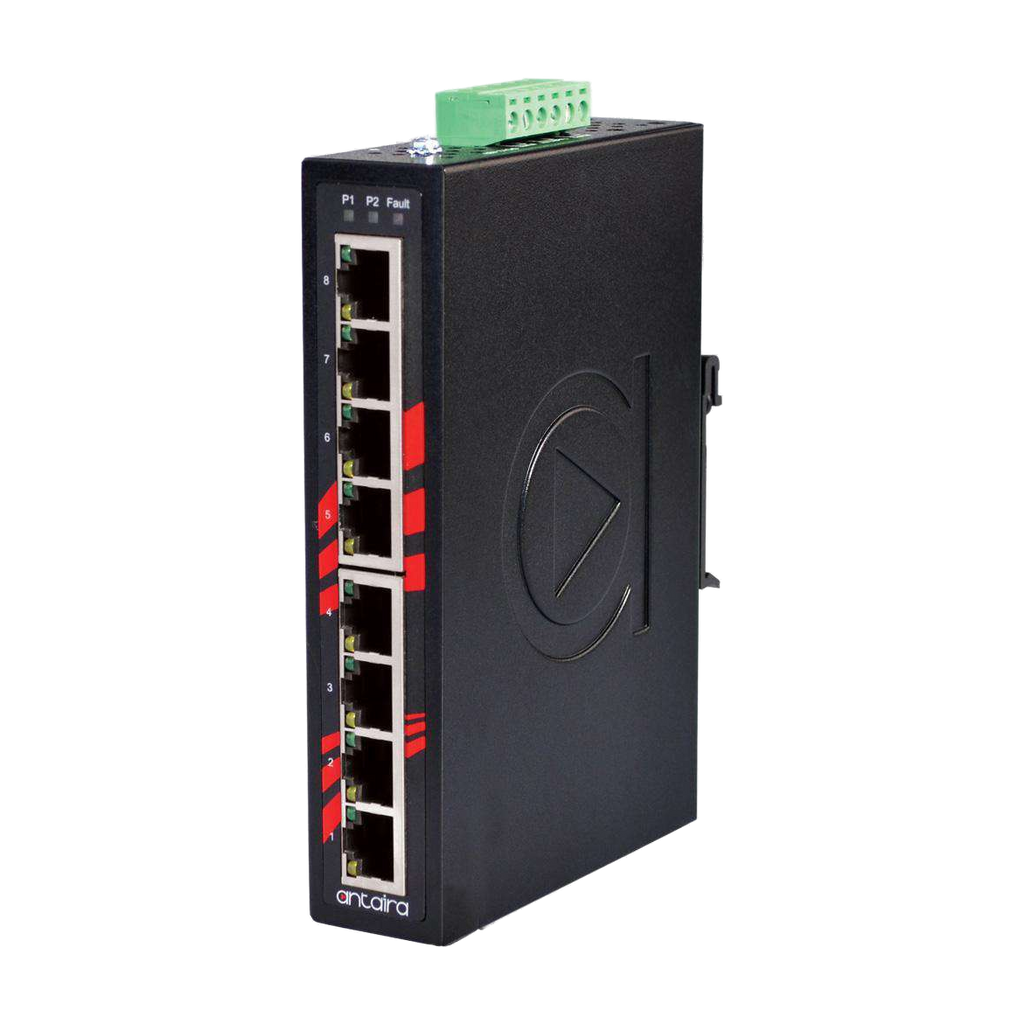 Switch LNX-800AG-T (8* 10/100/1000Tx) SLIM | EOT -40~75C - AGL