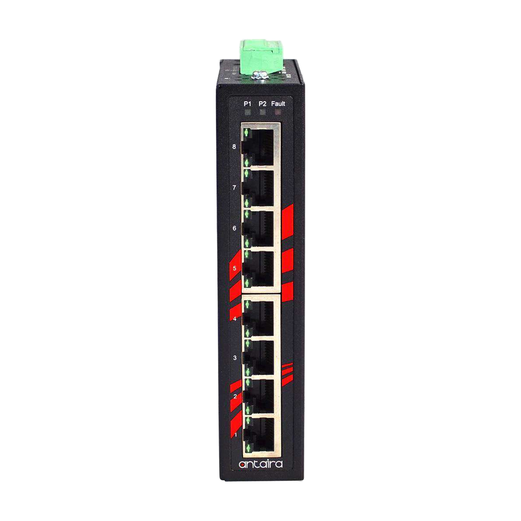Switch LNX-800AG-T (8* 10/100/1000Tx) SLIM | EOT -40~75C - AGL