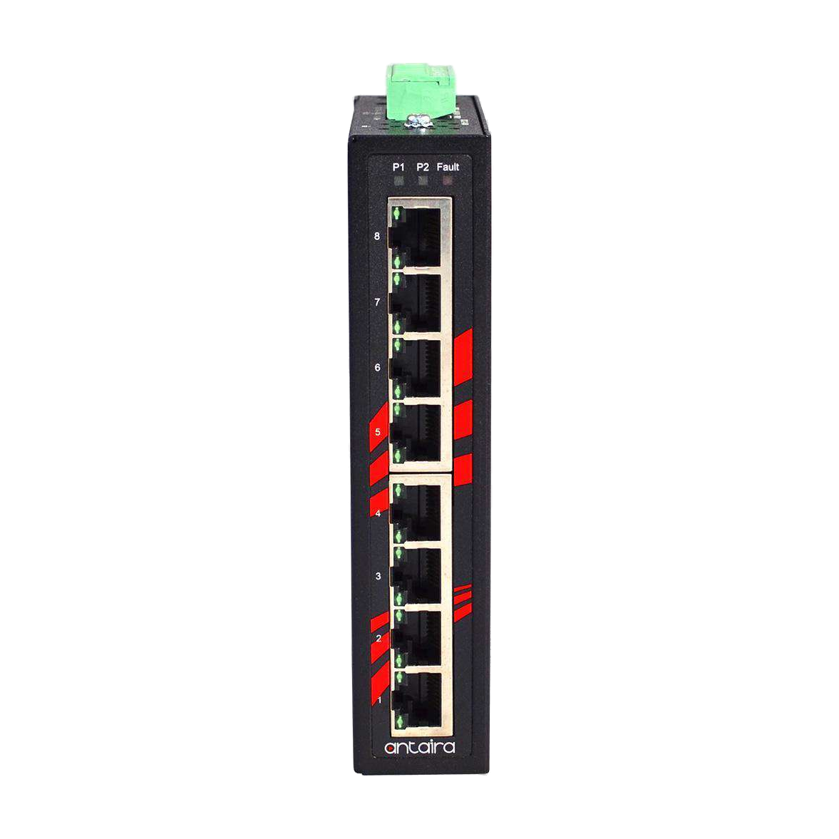 Switch LNX-800AG-T (8* 10/100/1000Tx) SLIM | EOT -40~75C - AGL
