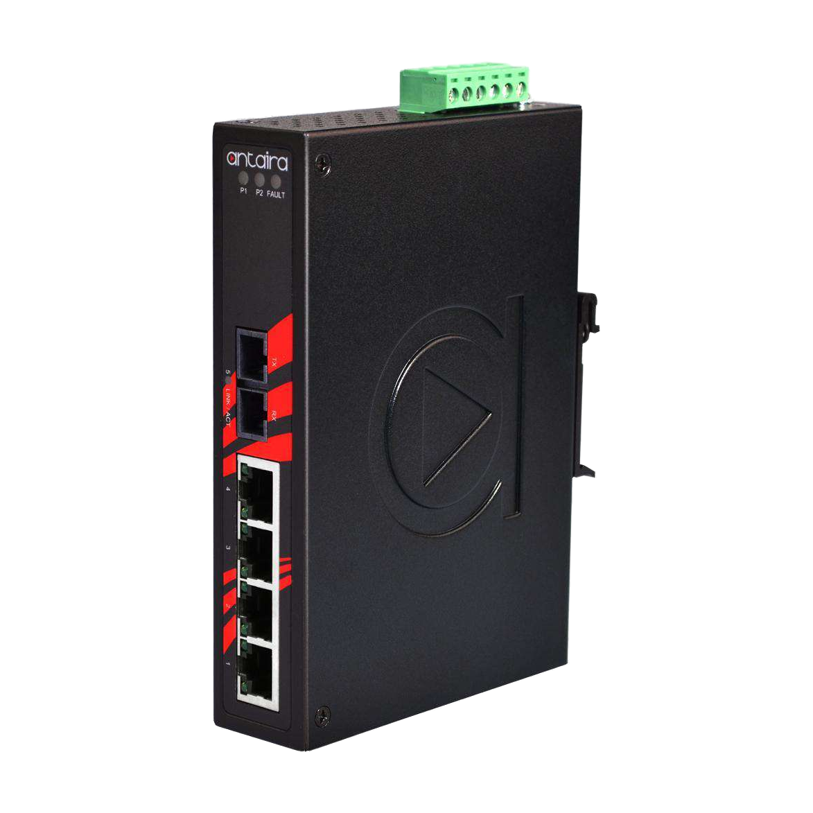 Switch LNX-0501-M-T (4*10/100Tx + 1*100Fx SC) | EOT -40~75C - AGL