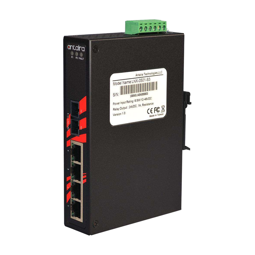 Switch LNX-0501-S3 (4*10/100Tx + 1*100Fx (SC) S-Mode 30Km) - AGL