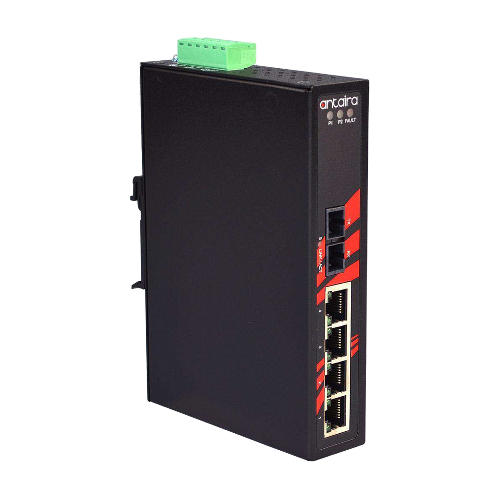 Switch LNX-0501-S3-T (4*10/100Tx + 1*100Fx SC) | EOT -40~75C - AGL