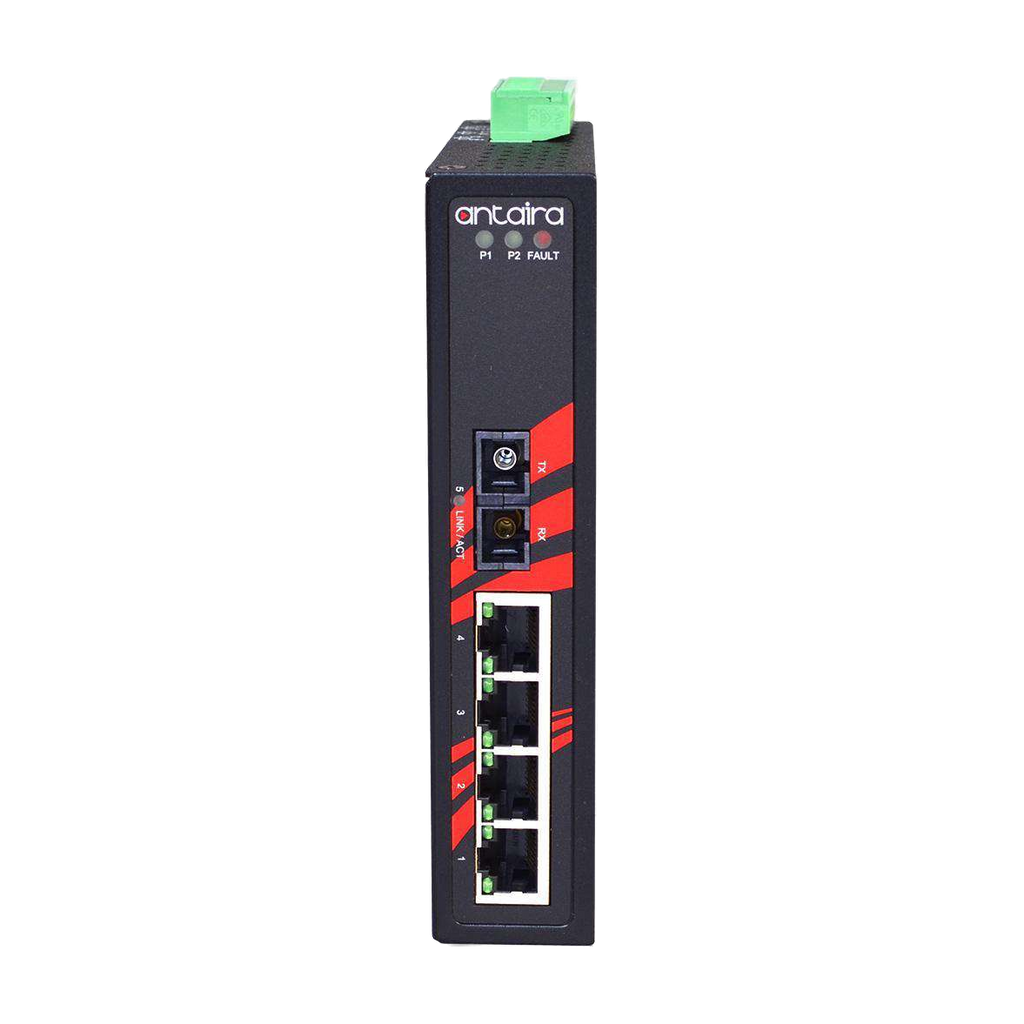 Switch LNX-0501-S3-T (4*10/100Tx + 1*100Fx SC) | EOT -40~75C - AGL