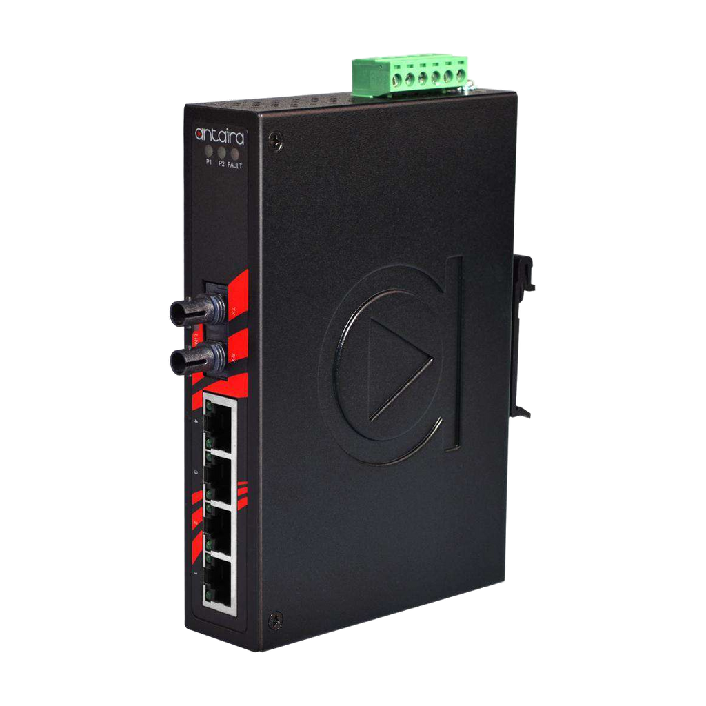 Switch LNX-0501-ST-M (4*10/100Tx + 1* 100Fx (ST) Multi-Mode 2Km) - AGL