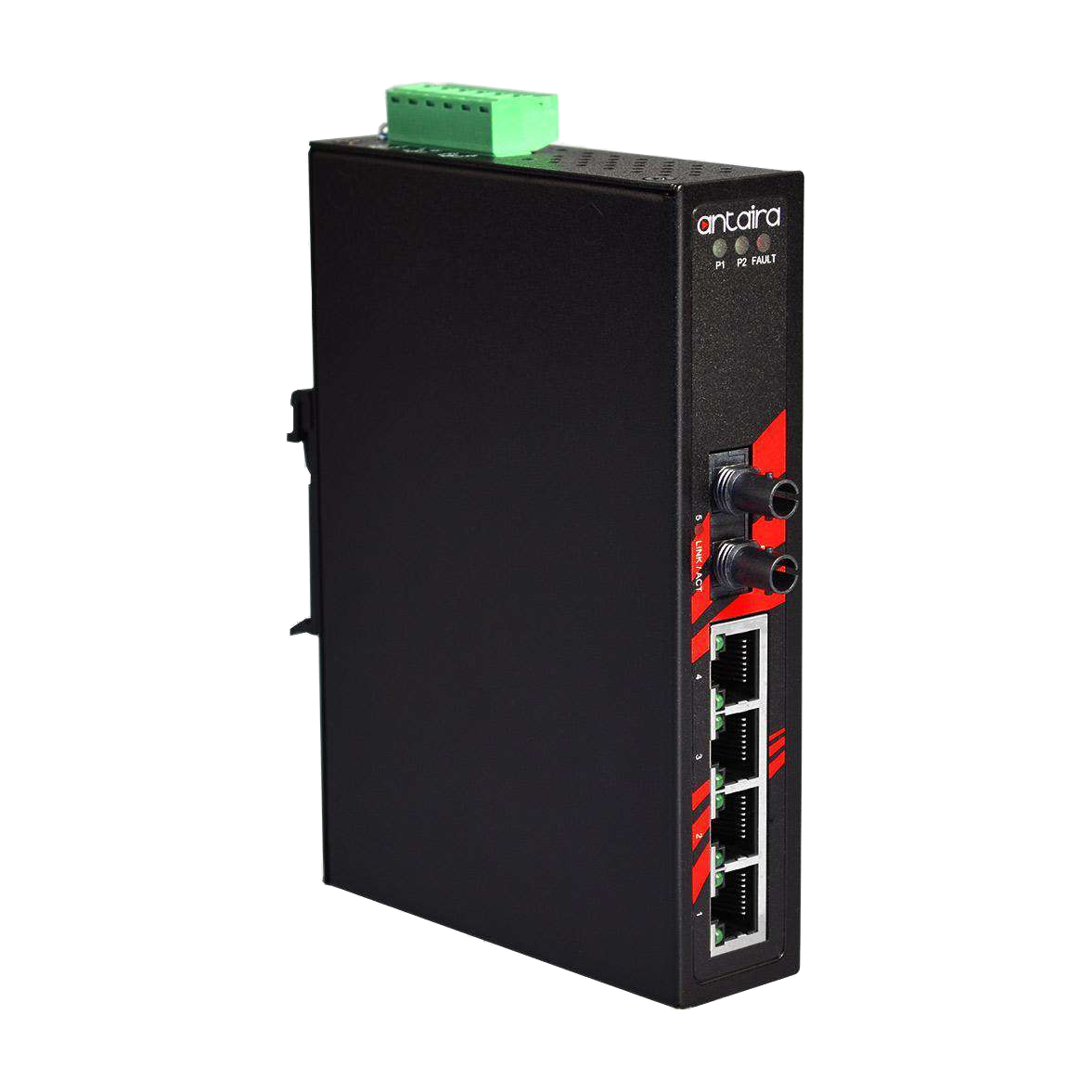 Switch LNX-0501-ST-M-T (4*10/100Tx + 1*100Fx (ST) Multi-Mode 2Km) - AGL