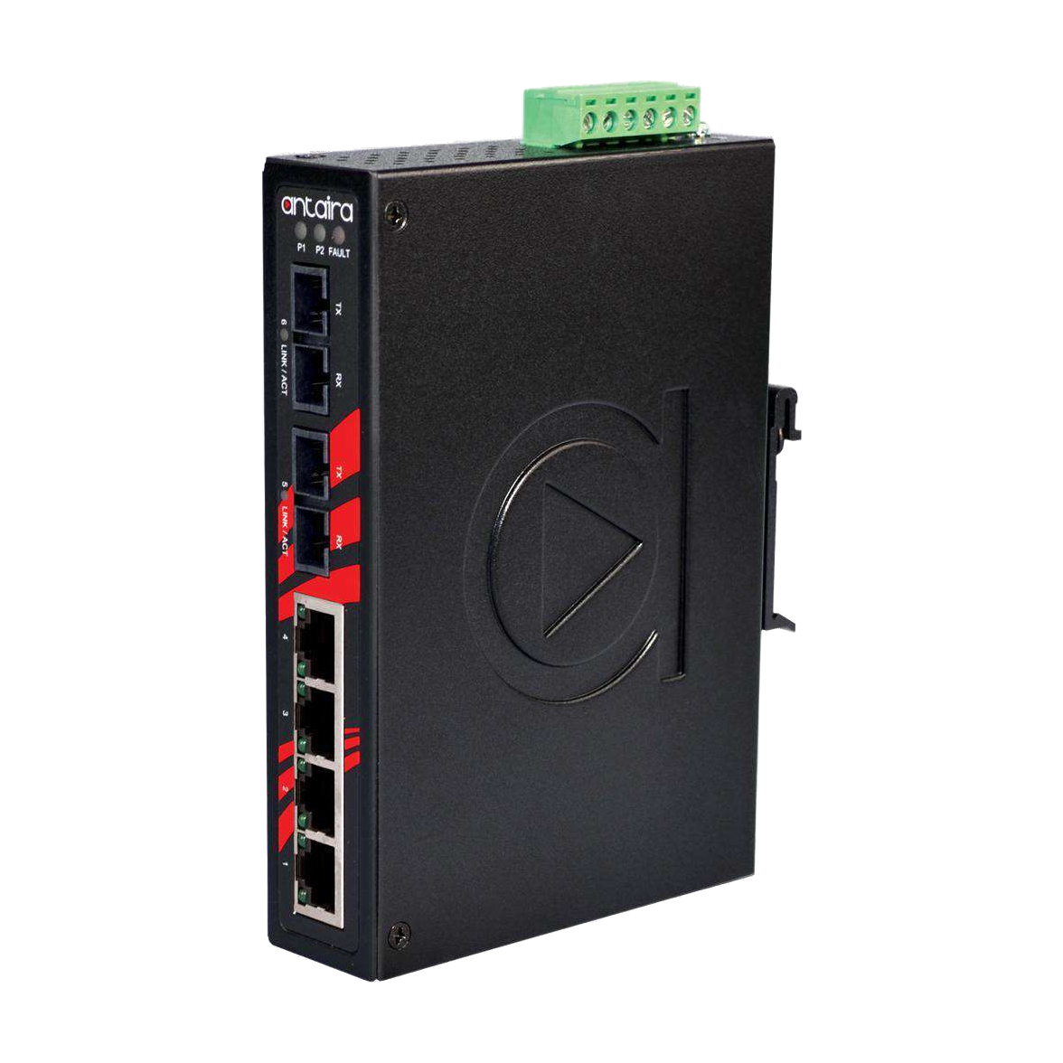 Switch LNX-0602-M-T (4*10/100Tx + 2*100Fx SC, Multi-Mode 2K) - AGL